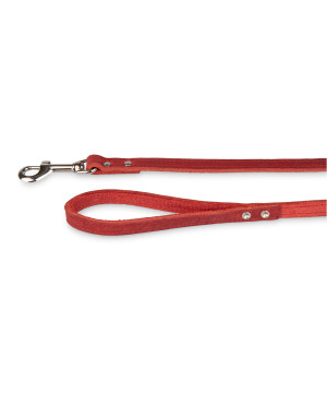/Laisse cuir huile rouge 100cmx14mm s de Animalerie Libourne et Bordeaux - Gironde dans Laisses pour chien