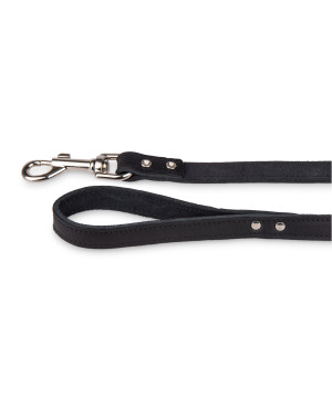 /Laisse cuir huile noir 100cmx18mm m-l de Animalerie Libourne et Bordeaux - Gironde dans Laisses pour chien