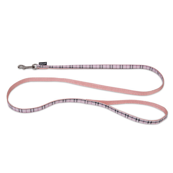/Laisse chien ecossais rose 120cmx10mm s de Animalerie Libourne et Bordeaux - Gironde dans Laisses pour chien
