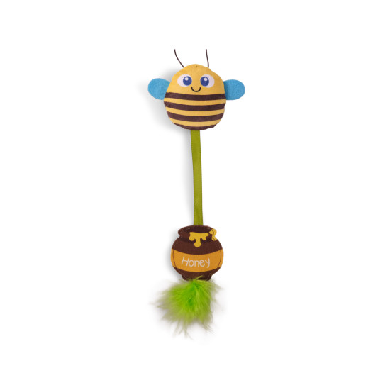Jouet chat bowi abeille 22cm de Animalerie Libourne et Bordeaux - Gironde dans V0601