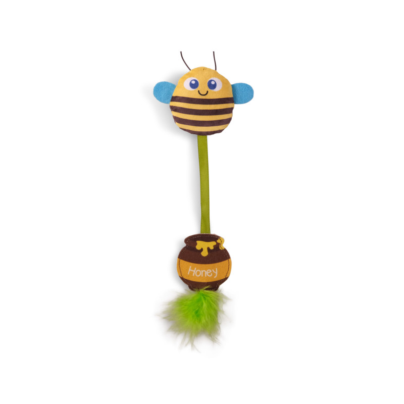 Jouet chat bowi abeille 22cm de Animalerie Libourne et Bordeaux - Gironde dans V0601