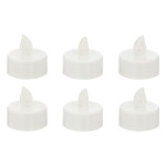 Bougie led cp blanche x6 de J-Line by Jolipa - Déco intérieur dans J033