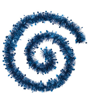 Guirlande pastille 2m bleu nuit de J-Line by Jolipa - Déco intérieur dans J033