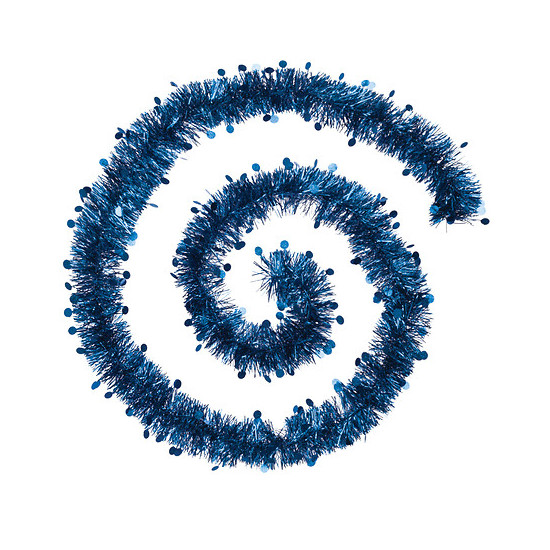 Guirlande pastille 2m bleu nuit de J-Line by Jolipa - Déco intérieur dans J033