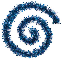 Guirlande pastille 2m bleu nuit de J-Line by Jolipa - Déco intérieur dans J033