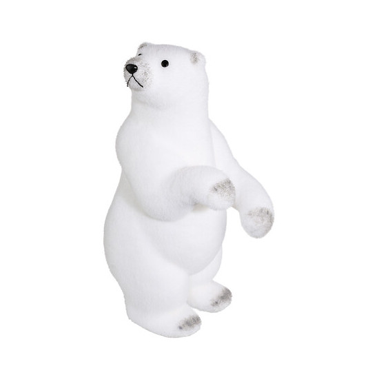 Ours debout floque h50cm de J-Line by Jolipa - Déco intérieur dans J033