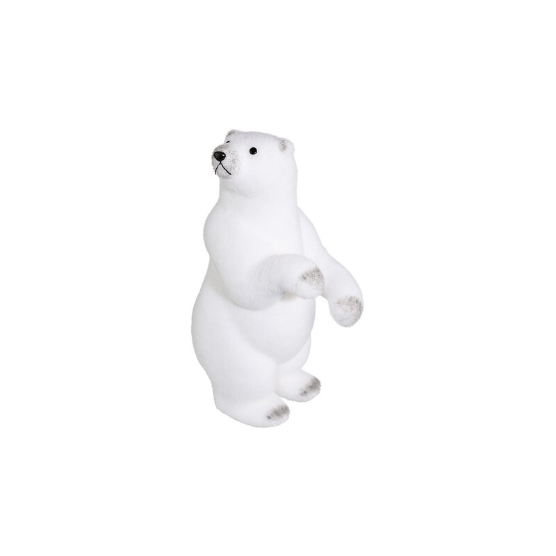 Ours debout floque h50cm de J-Line by Jolipa - Déco intérieur dans J033