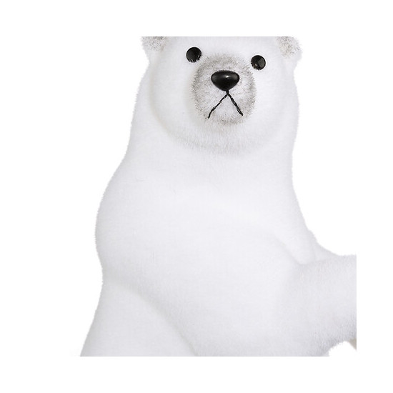 Ours debout floque h50cm de J-Line by Jolipa - Déco intérieur dans J033