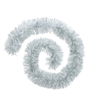 Guirlande boa 2m argent/blanc de J-Line by Jolipa - Déco intérieur dans J033