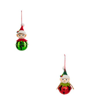 Lutin grelot a suspendre 12cm de J-Line by Jolipa - Déco intérieur dans J033