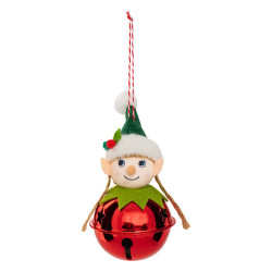 Lutin grelot a suspendre 12cm de J-Line by Jolipa - Déco intérieur dans J033