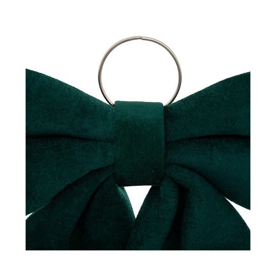 Noeud xxl velours vert 70cm de J-Line by Jolipa - Déco intérieur dans J033