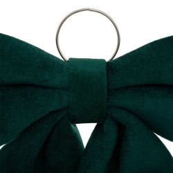 Noeud xxl velours vert 70cm de J-Line by Jolipa - Déco intérieur dans J033