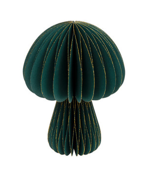 Champignon papier vert h25cm de J-Line by Jolipa - Déco intérieur dans J033
