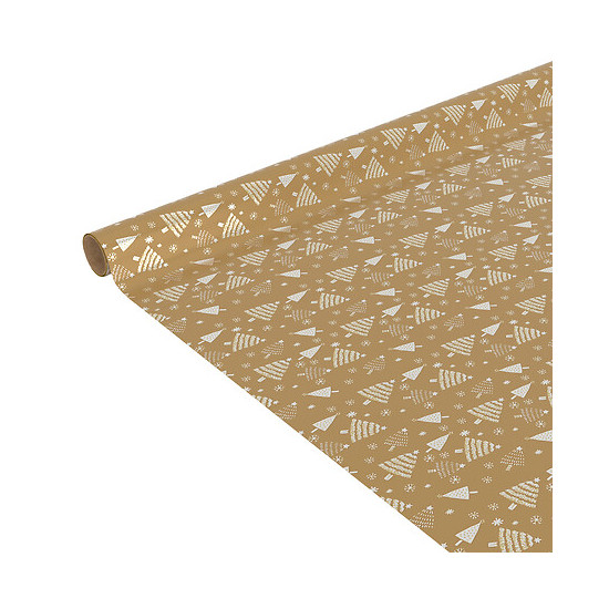 Papier cadeau metallise imprime 2m de J-Line by Jolipa - Déco intérieur dans J033