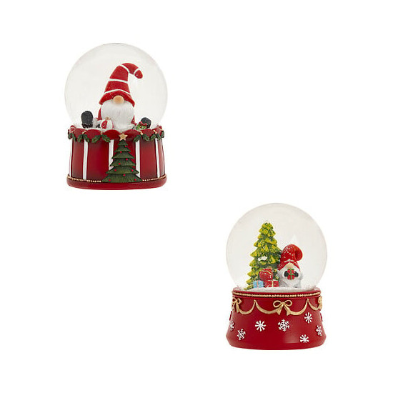 Boule a neige gnomes d10 de J-Line by Jolipa - Déco intérieur dans J033