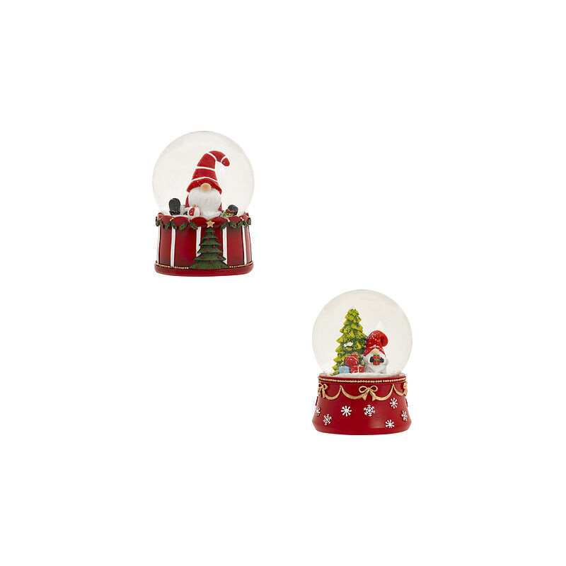 Boule a neige gnomes d10 de J-Line by Jolipa - Déco intérieur dans J033