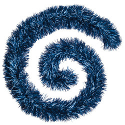 Guirlande boa 2m bleu nuit de J-Line by Jolipa - Déco intérieur dans J033