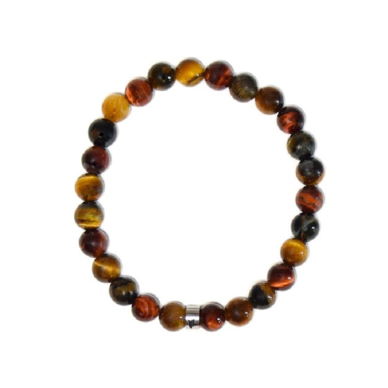 Bracelet oeil de taureau. faucon. tigre 8 mm de Herboristerie et Esotérisme à Libourne dans D040