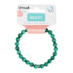Bracelet malachite perles rondes 8 mm large de Herboristerie et Esotérisme à Libourne dans D040