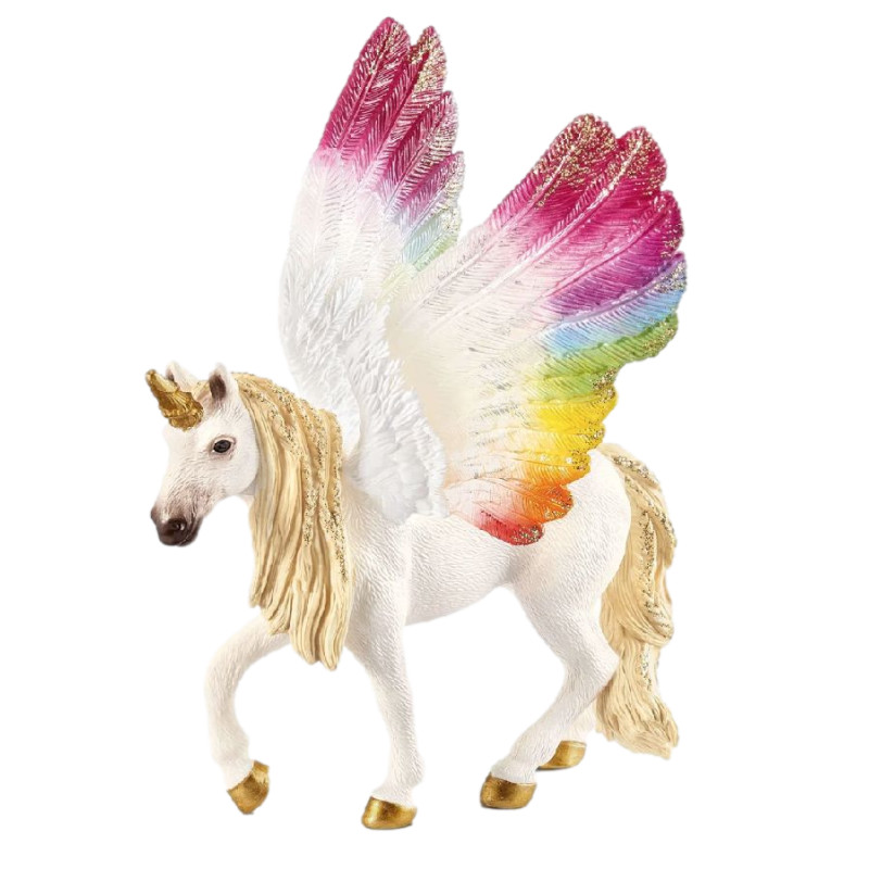 Figurine schleich Licorne ailee arc-en-ciel de Schleich - Figurine d'animaux dans S043