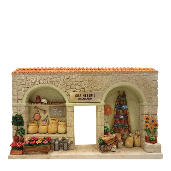 graineterie - decor de Santons de Provence Escoffier dans E053