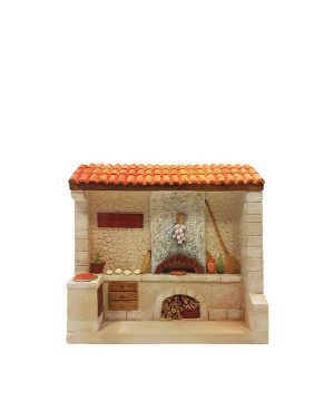 four a pizza - decor de Santons de Provence Escoffier dans E053