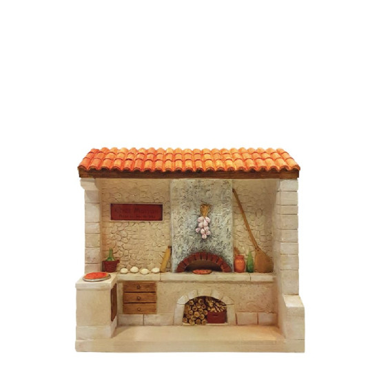 four a pizza - decor de Santons de Provence Escoffier dans E053