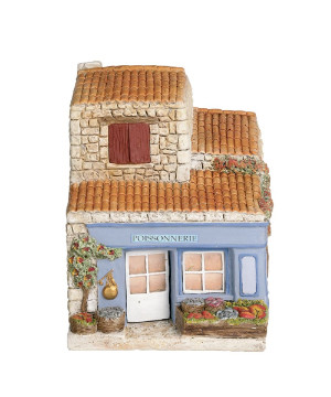 poissonnerie - decor de Santons de Provence Escoffier dans E053