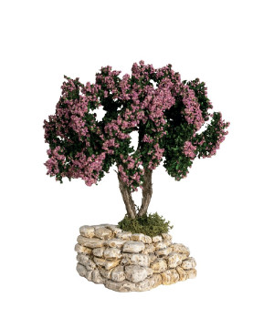 arbre rose - decor de Santons de Provence Escoffier dans E053