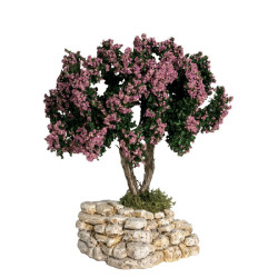 arbre rose - decor de Santons de Provence Escoffier dans E053