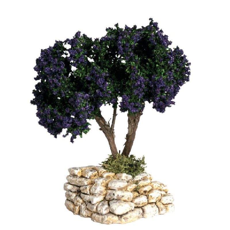 arbre lavande - decor de Santons de Provence Escoffier dans E053
