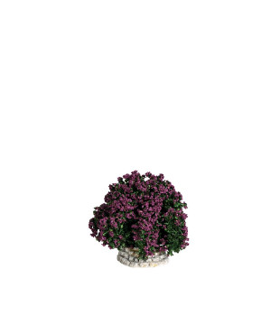 buisson lilas - decor de Santons de Provence Escoffier dans E053