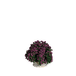 buisson lilas - decor de Santons de Provence Escoffier dans E053