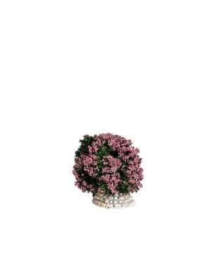 buisson rose - decor de Santons de Provence Escoffier dans E053