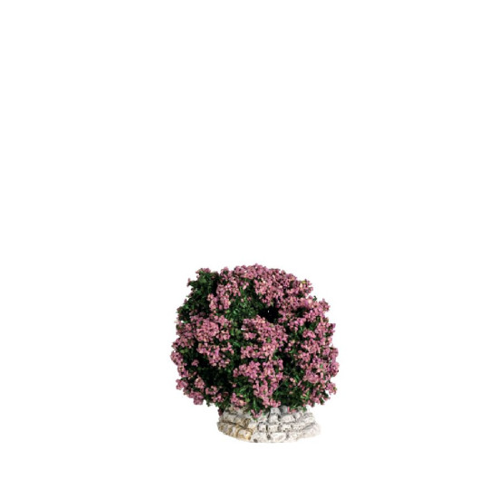 buisson rose - decor de Santons de Provence Escoffier dans E053