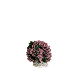 buisson rose - decor de Santons de Provence Escoffier dans E053