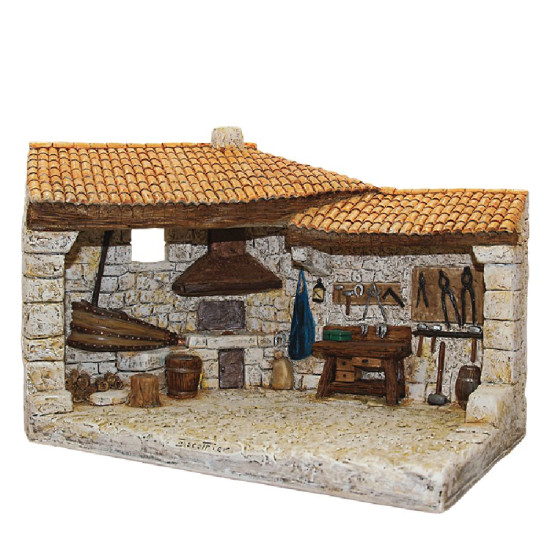 forge - decor de Santons de Provence Escoffier dans E053