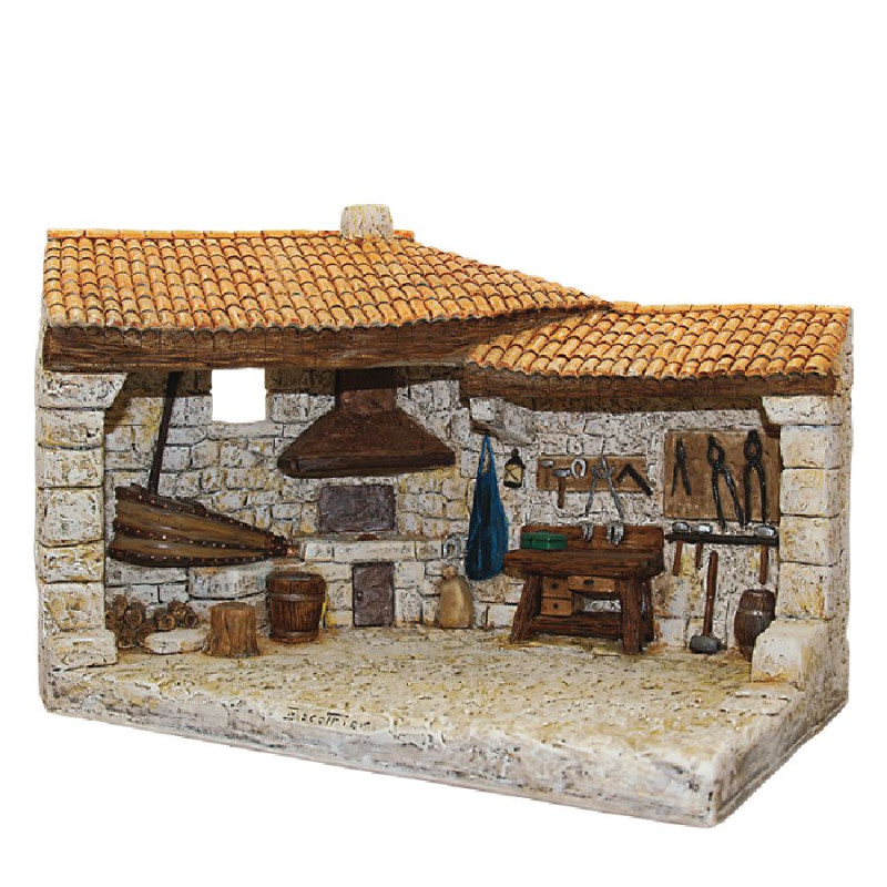 forge - decor de Santons de Provence Escoffier dans E053