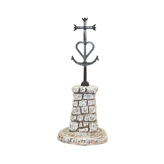 Croix De Camargue 30 Cm En Fonte Vieillie - Décoration Ambiance Sud Authentique