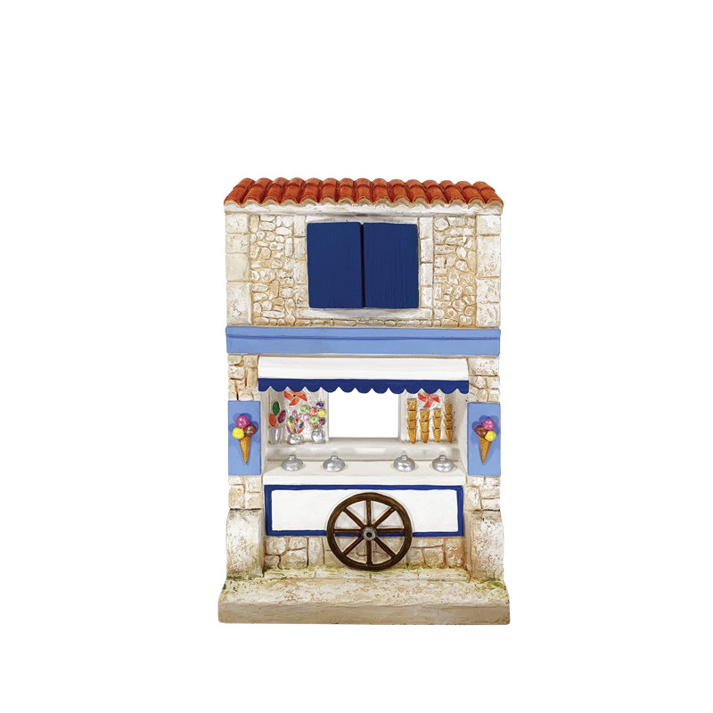 glacier - decor de Santons de Provence Escoffier dans E053