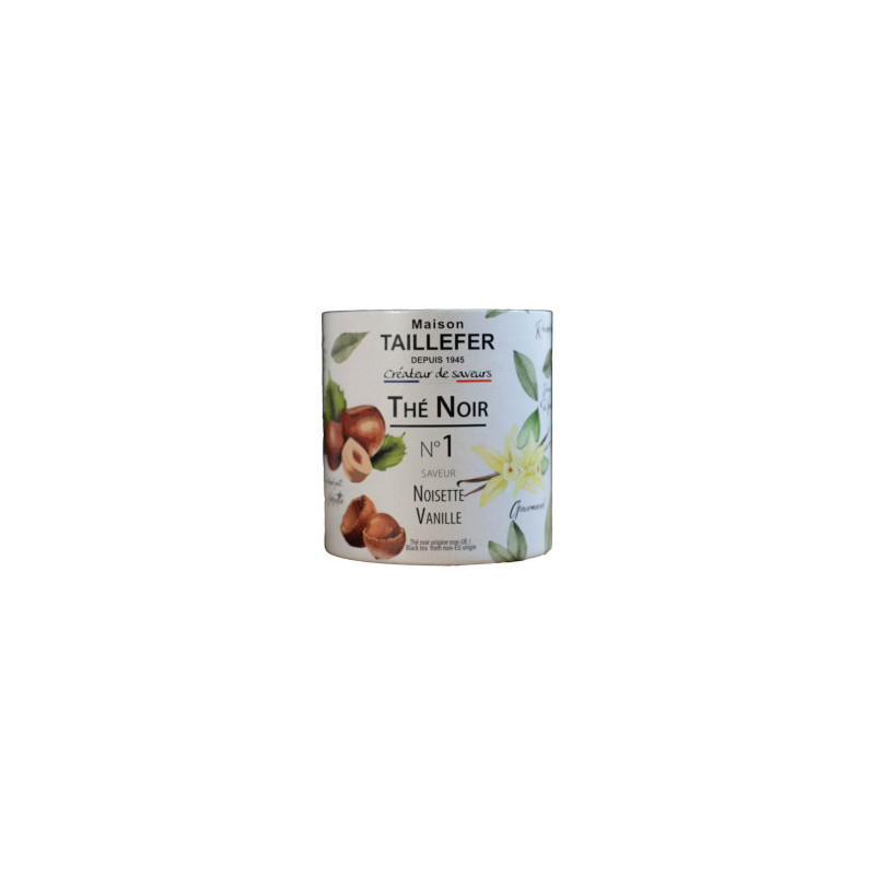 THE NOIR NOISETTE VANILLE 60G N1 de Taillefer dans 🫖 Thés, tisanes et infusions
