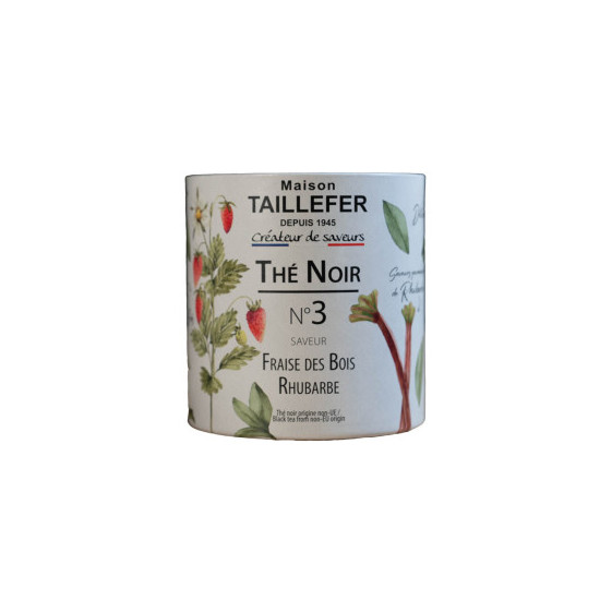 THE NOIR FRAISE DES BOIS RHUBARBE 60G N3