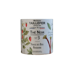 THE NOIR FRAISE DES BOIS RHUBARBE 60G N3