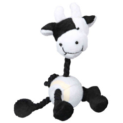 Petit jouet corde/balle de tennis peluche 16cm de Trixie - Produit pour animaux dans T050