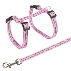 Harnais chat laisse. motif chat 1.20 m de Trixie - Produit pour animaux dans T050