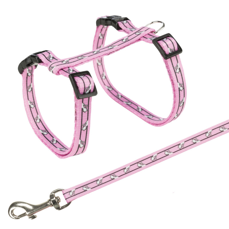 Harnais chat laisse. motif chat 1.20 m de Trixie - Produit pour animaux dans T050