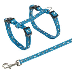 Harnais chat laisse. motif chat 1.20 m de Trixie - Produit pour animaux dans T050
