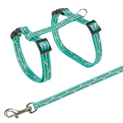 Harnais chat laisse. motif chat 1.20 m de Trixie - Produit pour animaux dans T050