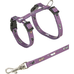 Harnais chaton laisse. motif chat 1.20 m. de Trixie - Produit pour animaux dans T050